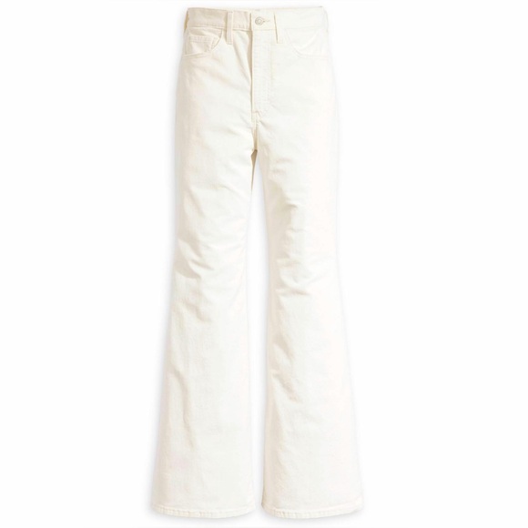 Levi's Denim - Levi's Corduroy Ribcage Boot Cut Egret Fall Winter Jeans